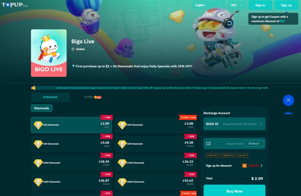 TOPUP Live